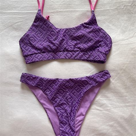 fendi skims bikini purple